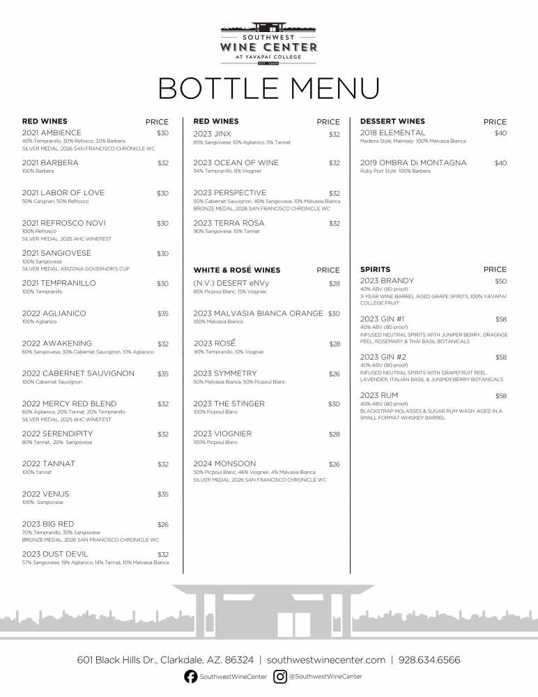 BOTTLE MENU-sm BOTTLE MENU